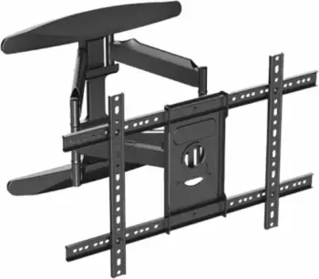 Mbajtëse muri për TV VonHaus 3000296, 37-82\", deri 45kg, tilt +5°/-8°, rrotullim 160°, VESA 200x200-600x400, e zezë