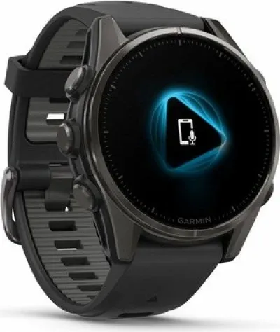 Orë inteligjente Garmin Fenix 8 Sapphire 43mm, ekran AMOLED, GPS, e zezë - 3