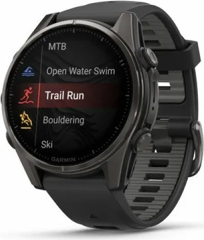 Orë inteligjente Garmin Fenix 8 Sapphire 43mm, ekran AMOLED, GPS, e zezë - 8