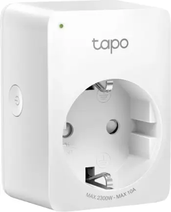 Prizë smart Wi‑Fi TP-LINK Tapo P100, mini, kontroll me aplikacion/zanë, e bardhë, 1-pack