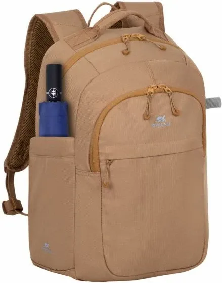 Çantë shpine për laptop RIVACASE 5432, 14", 16L, bezhë - 6