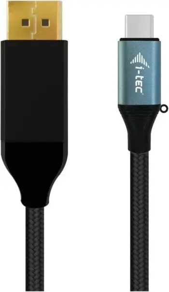 Kabllo USB-C i-tec, 4K Ultra HD, 150cm, e zezë