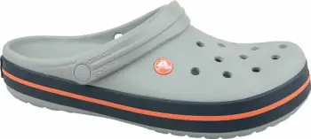 Këpucë Crocs Crocband U për meshkuj dhe femra, ngjyrë gri/argjendi