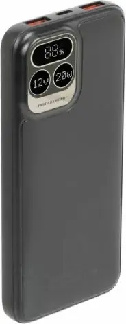 Powerbank RIVACASE VA2511 10000mAh 20W QC 3.0 me ekran LCD, e zezë