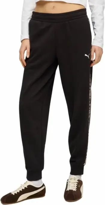 Pantallona femra Puma ESS Graphic Animal Comfort 692464 01, të zeza