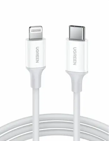 Kabllo USB-C në Lightning UGREEN 60749 2m PD 3A MFi, Silver