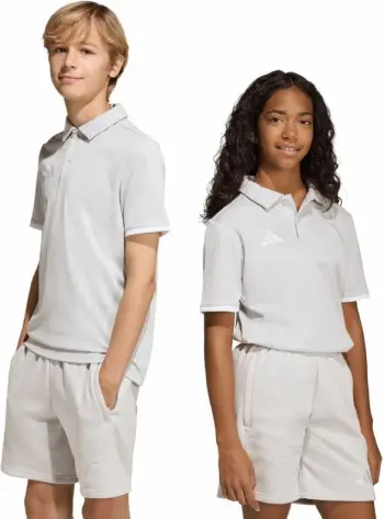 Maicë polo për fëmijë adidas Entrada 26, gri e çelët