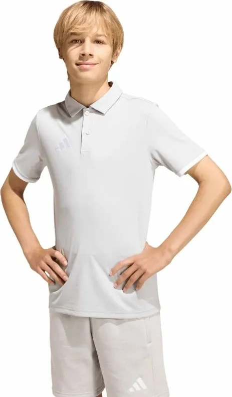 Maicë polo për fëmijë adidas Entrada 26, gri e çelët - 4