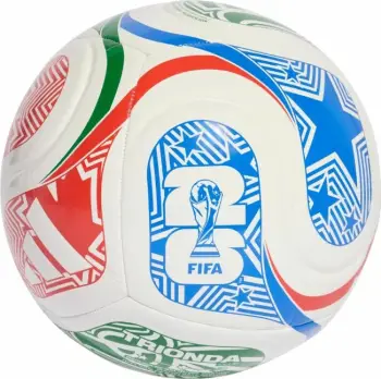 Top futbolli adidas për të gjitha moshat, i bardhë