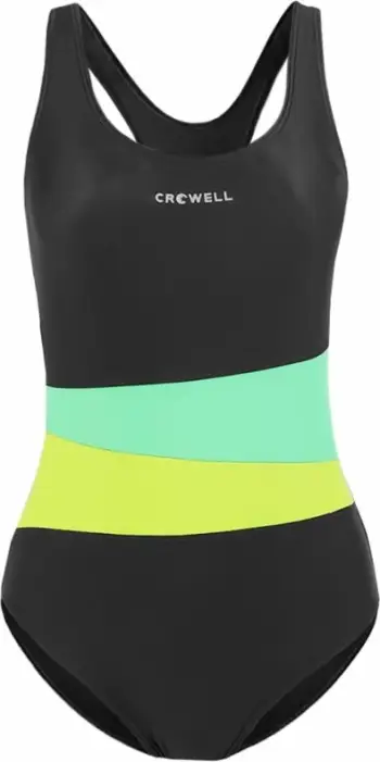 Bikine për femra Crowell, të zeza me gjelbër