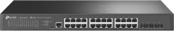 Switch TP-LINK JetStream TL-SG3428X-M2, 24x 2.5GbE RJ45 + 4x 10G SFP+, managed L2+, rackmount, zi