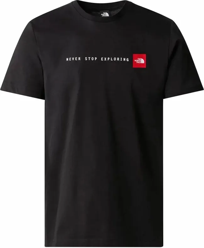 Maicë meshkuj The North Face SS Never Stop Exploring Tee, e zezë - 1