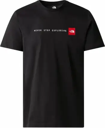 Maicë meshkuj The North Face SS Never Stop Exploring Tee, e zezë