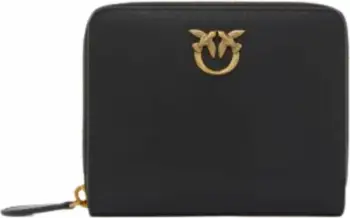 Portofol lëkure për femra Pinko Taylor Zip Around, i zi
