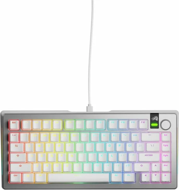 Tastierë gaming Glorious GMMK 3 PRO 75%, argjendtë - 9