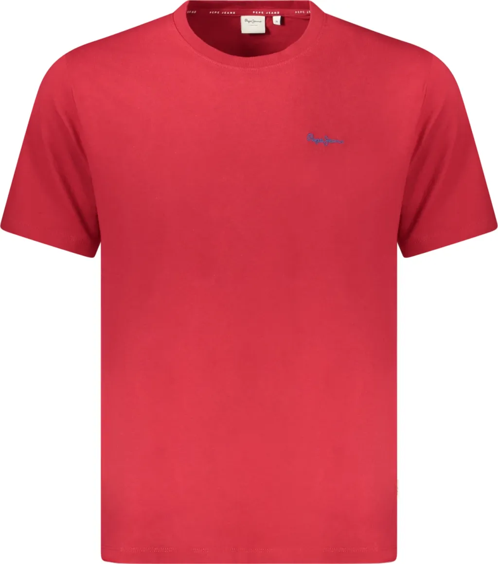 Maicë për meshkuj PEPE JEANS Connor Contrast, e kuqe - 1