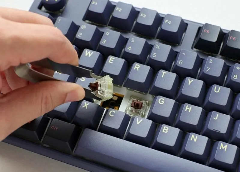 Tastierë gaming Ducky One 3, e kaltër - 5
