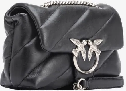 Çantë dore Pinko LOVE PUFF MINI CL 100039 A0F2, e zezë - 3