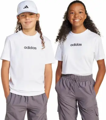 Maicë fëmijësh adidas Essentials JC9747, e bardhë