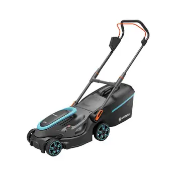 Kositës bari GARDENA PowerMax 37/36V P4A solo, 500 m², 45L, i zi/gjelbër