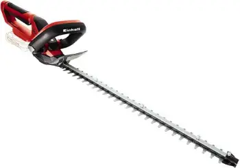 Gërshërë gardhi Einhell GC-CH 1855/1 Li solo, me bateri, teh i dyfishtë, zi/kuqe