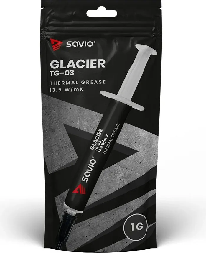 Pastë termike SAVIO TG-03 1G, 13.5 W/m·K, Gri - 4