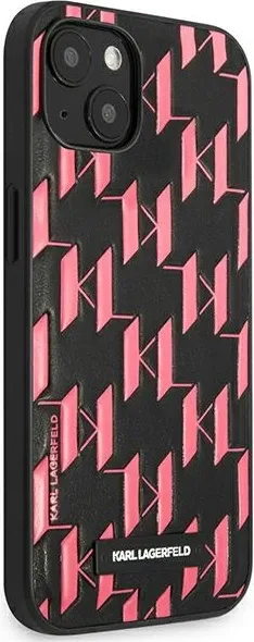 Mbështjellës Karl Lagerfeld Monogram Plaque për iPhone 13/14/15 6.1", Rozë - 4