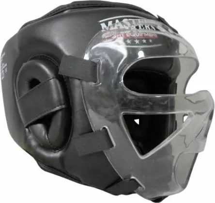 Helmetë për boksim Masters, unisex, e zezë - 4