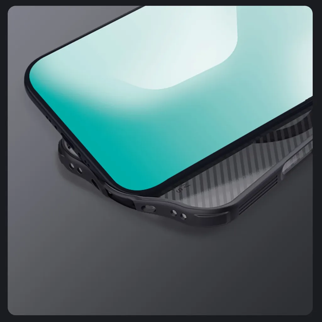 Mbështjellës Nillkin CamShield Pro për iPhone 17 Air, MagSafe, PC+TPU, gjysmë-transparent mat, e zezë transparente - 10