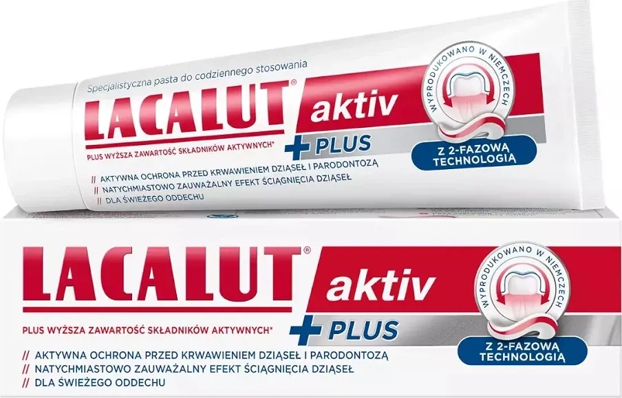 Pasta për dhëmbë Lacalut Aktiv Plus 75ml - 1