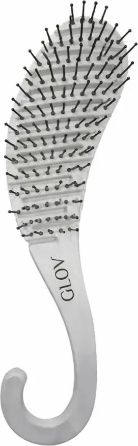 Furçë për flokë Glov HangTight Brush Detangling Hook Brush për femra, gri, 1 copë