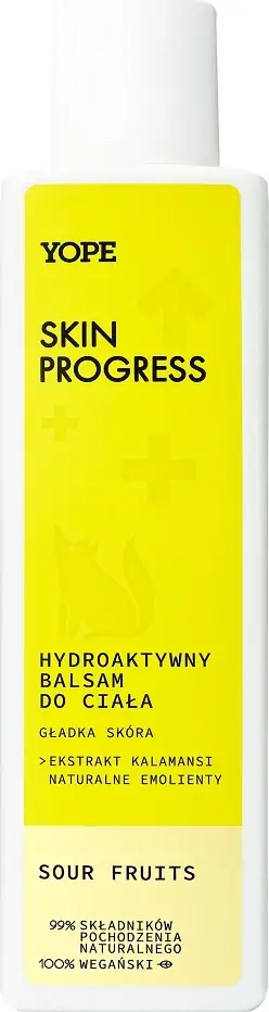Balsam trupi për femra Yope Skin Progress Hydro-Active Sour Fruits, 200ml