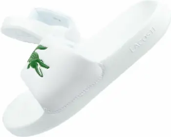 Shapka për femra Lacoste, të bardha