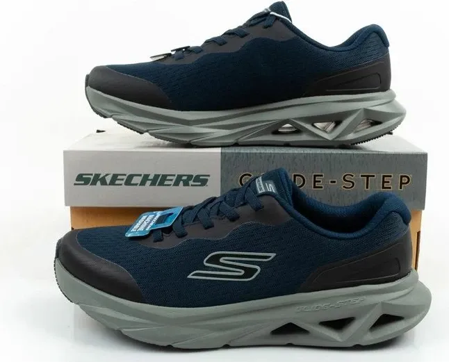 Atlete meshkuj Skechers Glide-Step Vortex, të kaltërta - 10