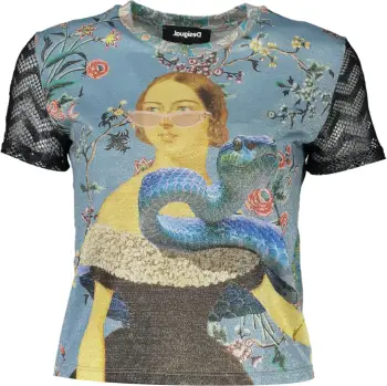 Maicë femra DESIGUAL, e kaltër