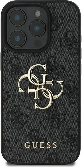 Mbështjellës Guess 4G Big Logo për iPhone 16 Pro, 6.3", i zi - 3