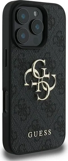 Mbështjellës Guess 4G Big Logo për iPhone 16 Pro, 6.3", i zi - 4