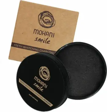 Pluhur për dhëmbë Mohani Whitening me karbon të aktivizuar, 30g