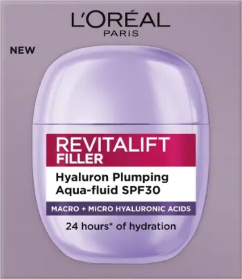 Krem hidratues për fytyrë L'Oreal Paris Revitalift Filler Light SPF30 për femra, 40ml