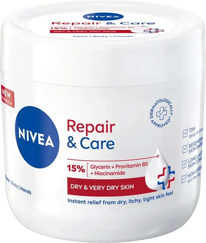 Krem për trup Nivea Repair & Care 400ml - 1