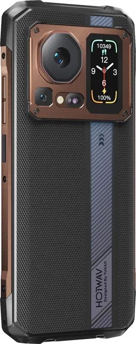 Celular HOTWAV Cyber 16 Pro, 8GB RAM, 512GB, 6.6\" FHD+ 120Hz, 108MP, 6280mAh, USB-C, Dual SIM 4G, NFC, IP68/IP69K, gold - 2