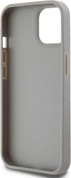 Mbështjellës DKNY Mono Stripe & Metal Logo për iPhone 15 Plus / 14 Plus, Bezhe - 7