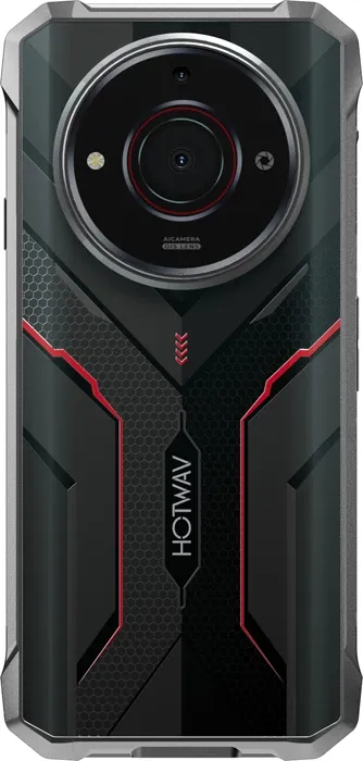 Celular HOTWAV T7S 4GB/128GB 6.52\" HD+ Android 13 IP68/IP69K MIL-STD-810H Dual SIM 6280mAh USB-C, i zi, set me kabllo + karikues + film mbrojtës - 2