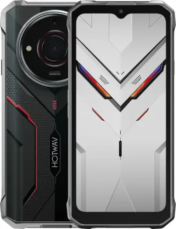 Celular HOTWAV T7S 4GB/128GB 6.52\" HD+ Android 13 IP68/IP69K MIL-STD-810H Dual SIM 6280mAh USB-C, i zi, set me kabllo + karikues + film mbrojtës