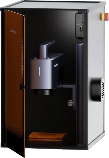 Gravues lazer LaserPecker LP2 Plus, 10W, 4K, Wi‑Fi/USB, Safeguard Edition, i zezë, set me kapak mbrojtës
