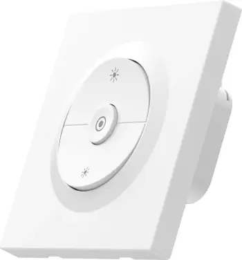 switch/dimer muri smart WiFi Sonoff MINI-DIM-E (Orb-DIM), Matter, 0-100% dimming, max 400W, 86x86mm, i bardhë, set