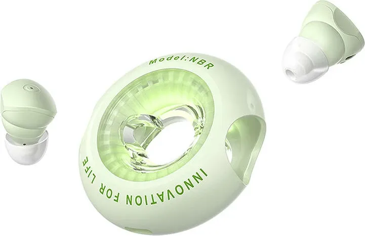 Kufje TWS Vention NBRG0 T17, pa tela, Bluetooth 5.3, jeshile - 2
