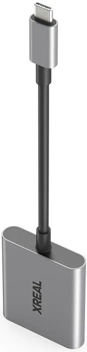 Adapter karikimi HUB, XREAL X7007, 45W, 120Hz, argjendtë - 2