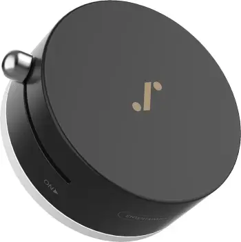 Mbajtëse magnetike-vakum Aurzen Magplay AU-PJ001MP-USBK0, magnet N52, twist-lock, rrotullim 360°, forcë thithjeje 11.34 kg, e zezë/argjendtë, set me unazë magnetike