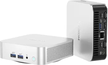 Mini PC GEEKOM A7 Ryzen 5 7535HS 16GB DDR5 512GB Gen4 NVMe SSD Win 11 Pro, argjendtë